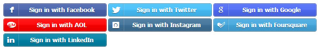 Social Login Plugin, Facebook, Twitter and Google