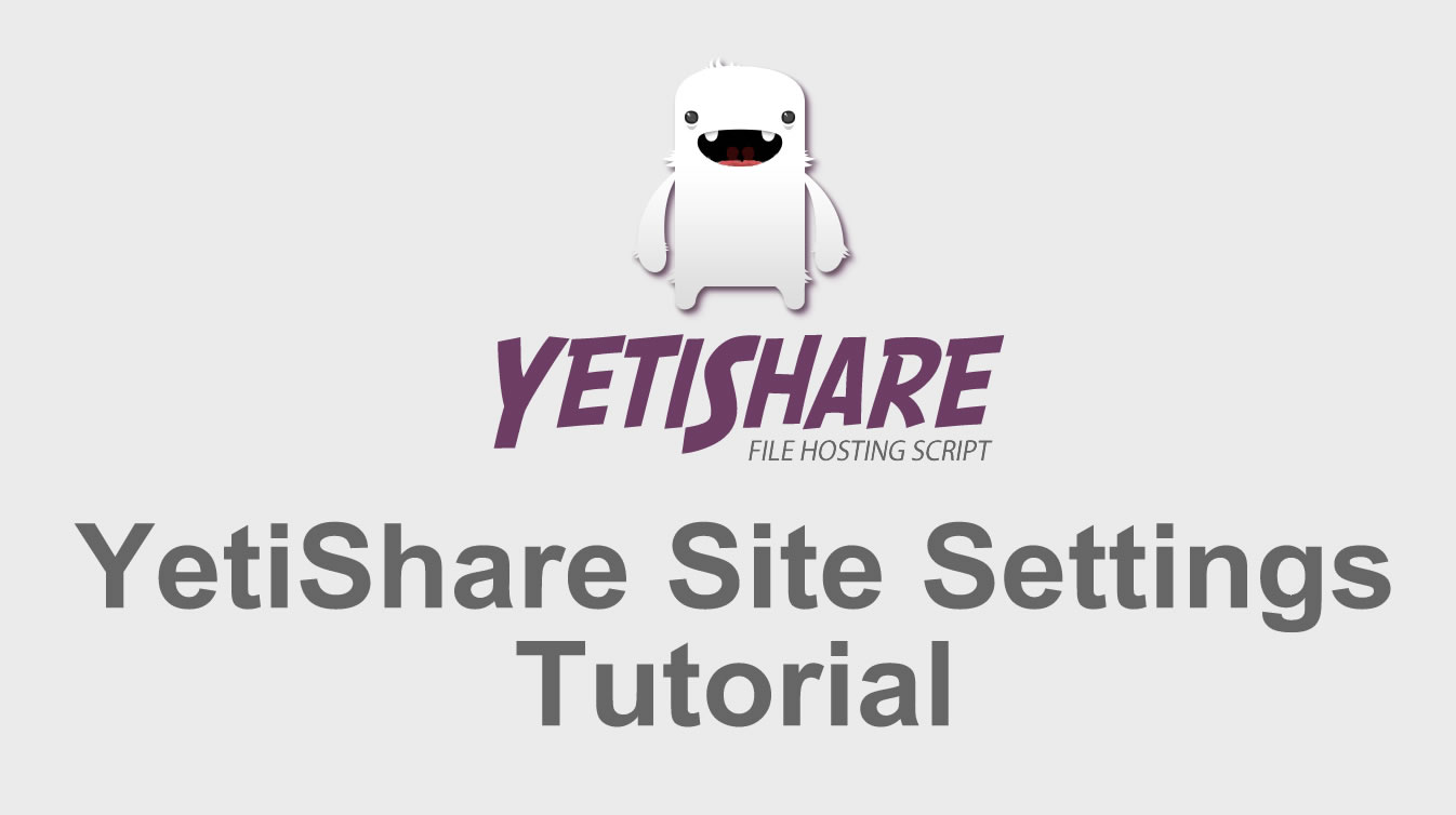 Site Settings Tutorial