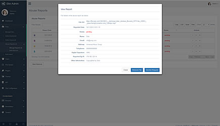 Dmca Reports Admin Panel