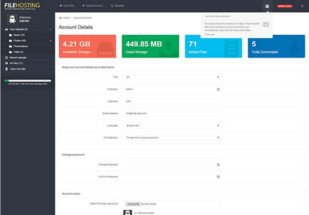 File Manager Settings